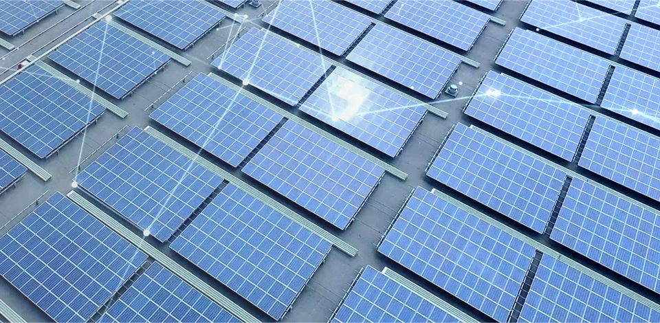 Paneles solares para la fábrica de ensamblaje
